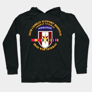 Army - 28th Cbt Sup Hospital - Iraq Vet  w SVC Ribbons Hoodie